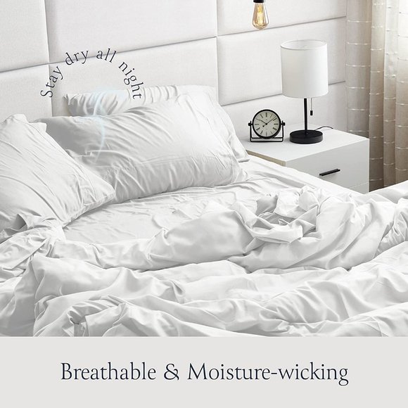 Luxury 6 Piece Bed Sheets  Secure-Fit Deep Pocket Sheets - Picture 4 of 10